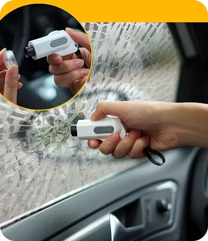 شکستن شیشه ماشین